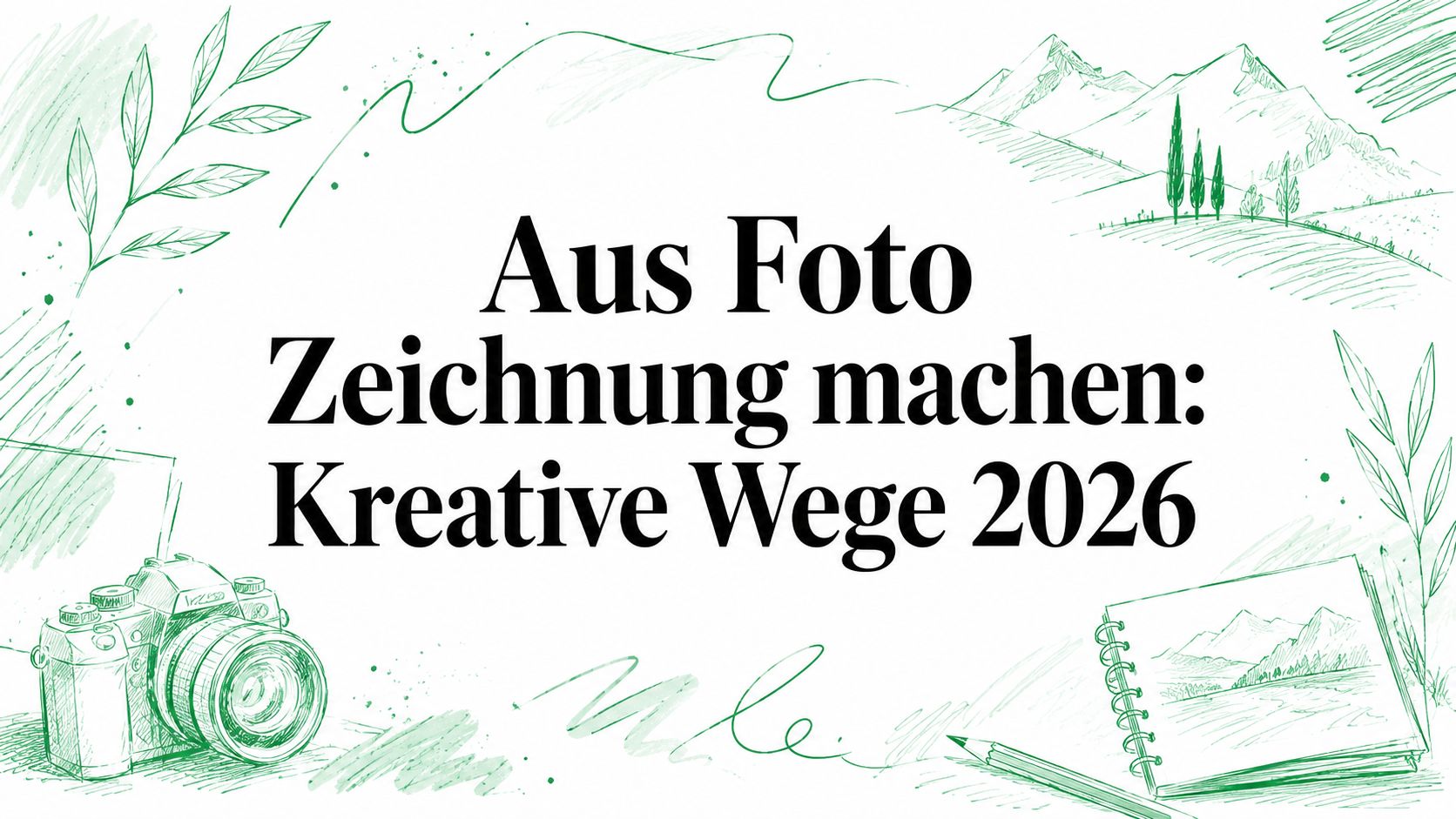 Aus Foto Zeichnung machen: Kreative Wege 2026