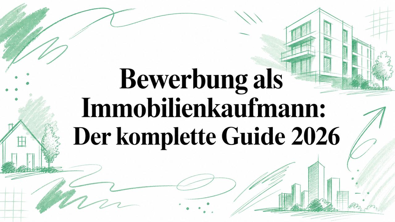 Bewerbung als Immobilienkaufmann: Der komplette Guide 2026