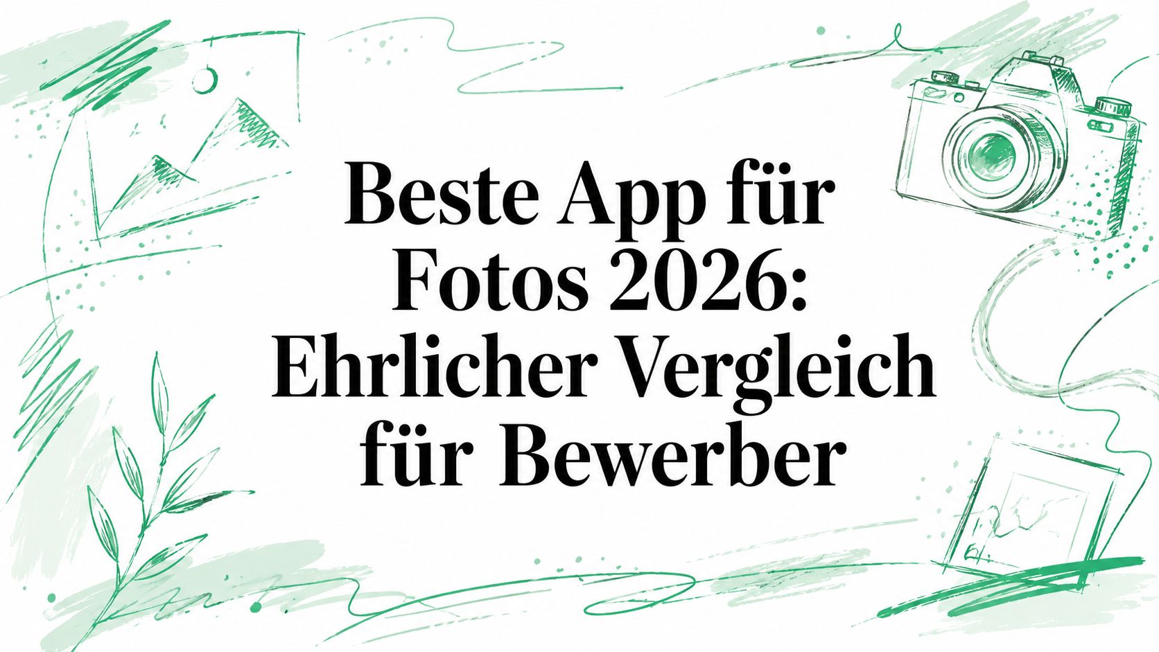 Beste App für Fotos 2026: Ehrlicher Vergleich für Bewerber