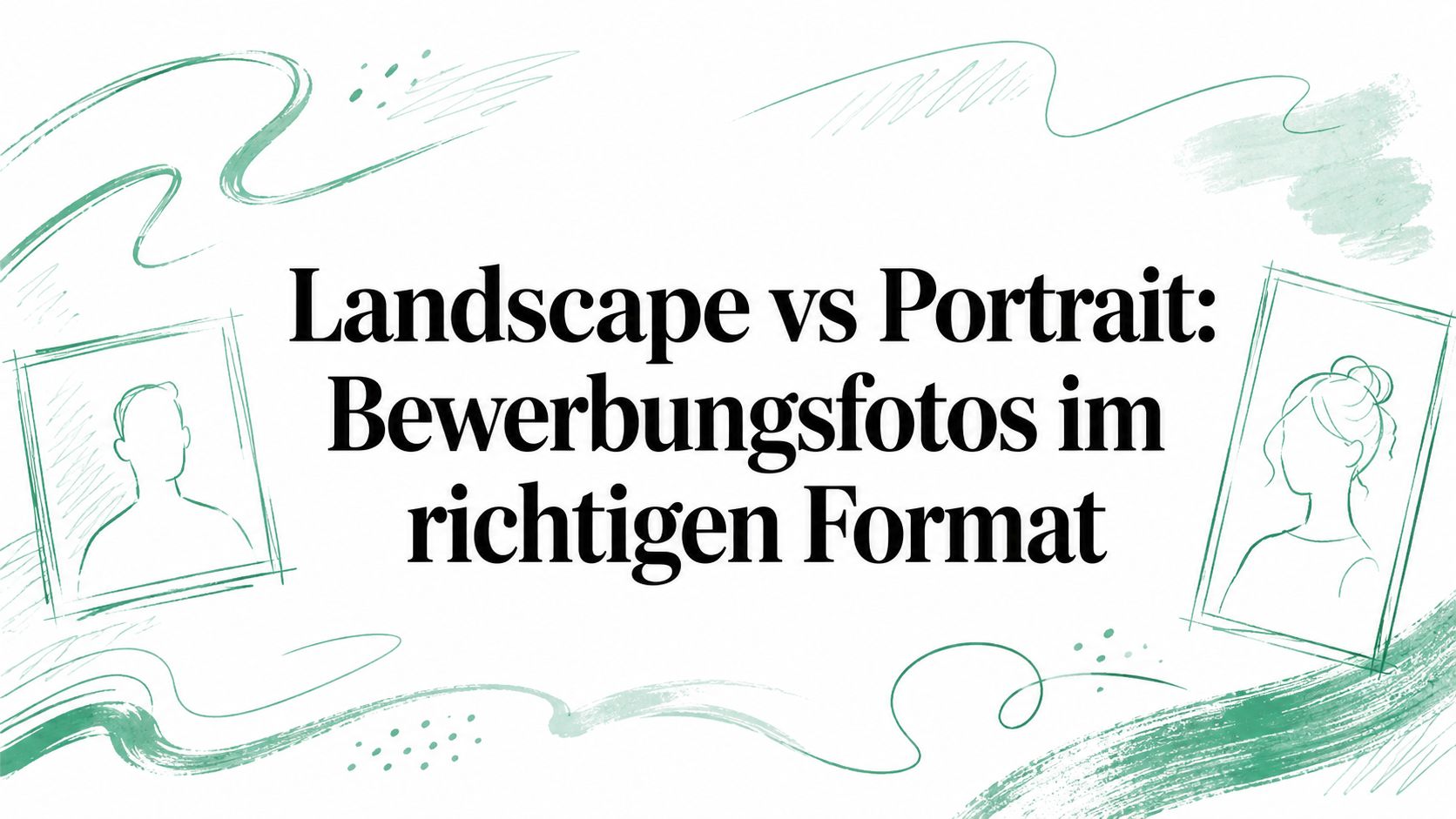 Landscape vs Portrait: Bewerbungsfotos im richtigen Format